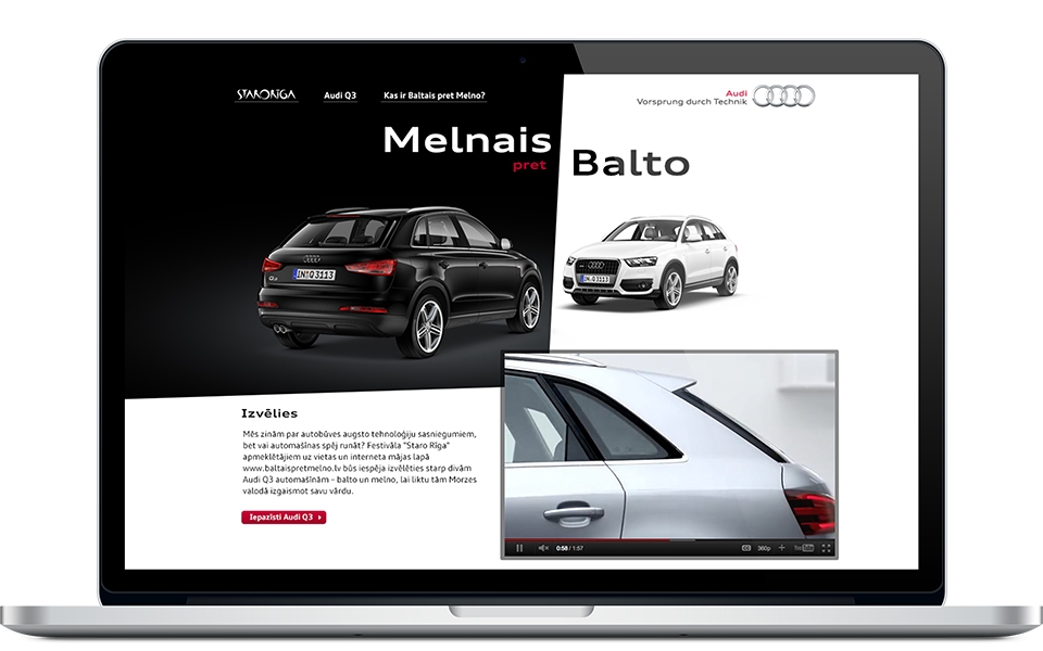 Audi Q3 WEB risinājums